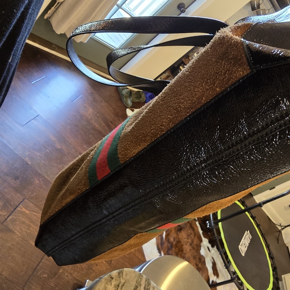 Gucci Black and Brown Tote Bag - Picture 13 of 15